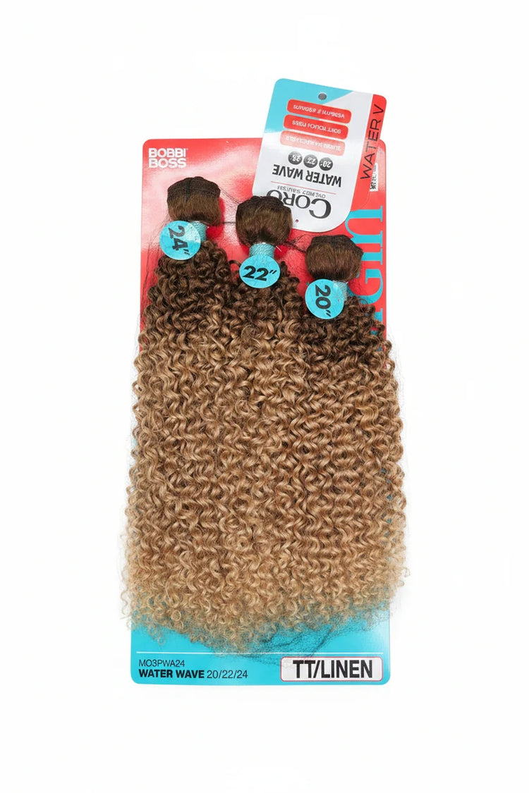 Bobbi Boss Miss Origin Core Weave 3 PCS One Pack - WATER WAVE 10/12/14"