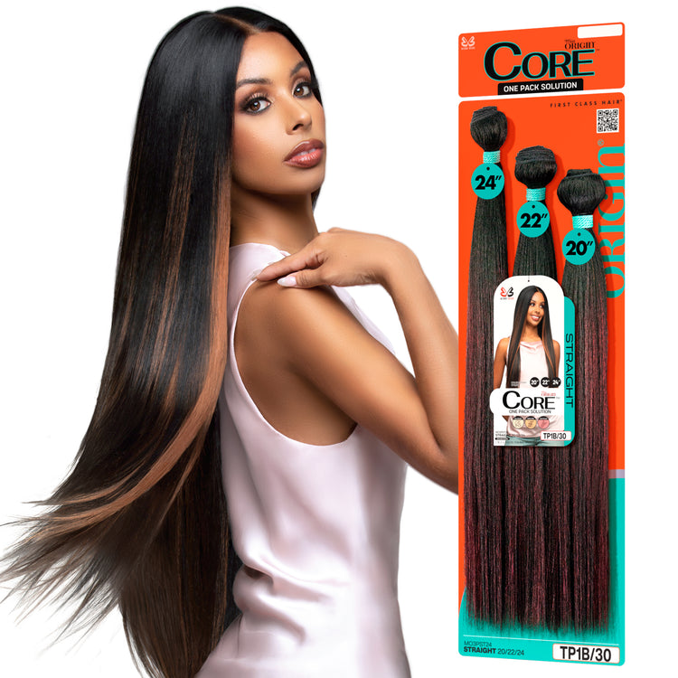 Bobbi Boss Weave Miss Origin Core 3 Bundles MO3PST24 Straight 20"22"24"